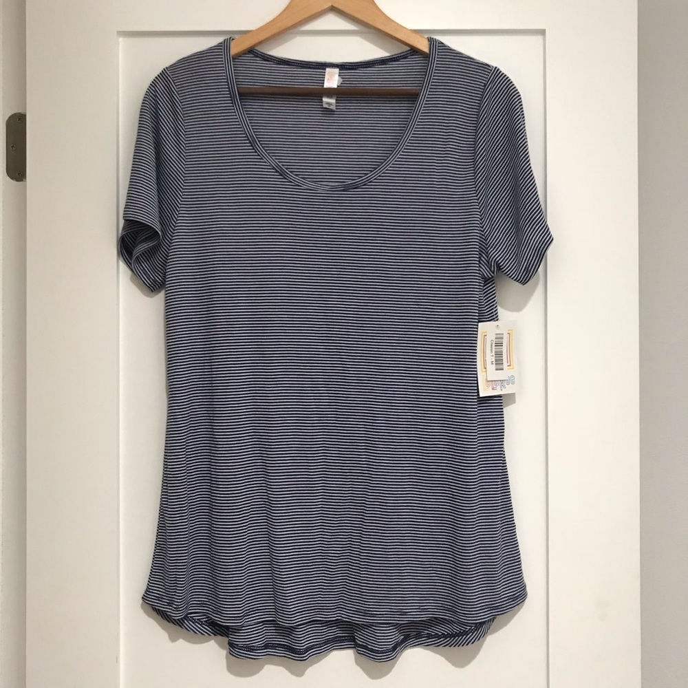 Lularoe striped classic T